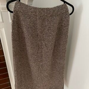 Midi Lenght Knitted Brown Skirt from Max Mara